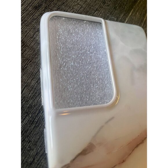 Case for Samsung Galaxy S21 Ultra with Raised Camera Ridge marble NEW - Picture 3 of 6